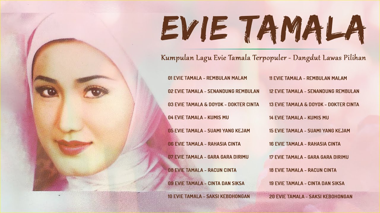 Daftar album dan lagu terpopuler Evie 